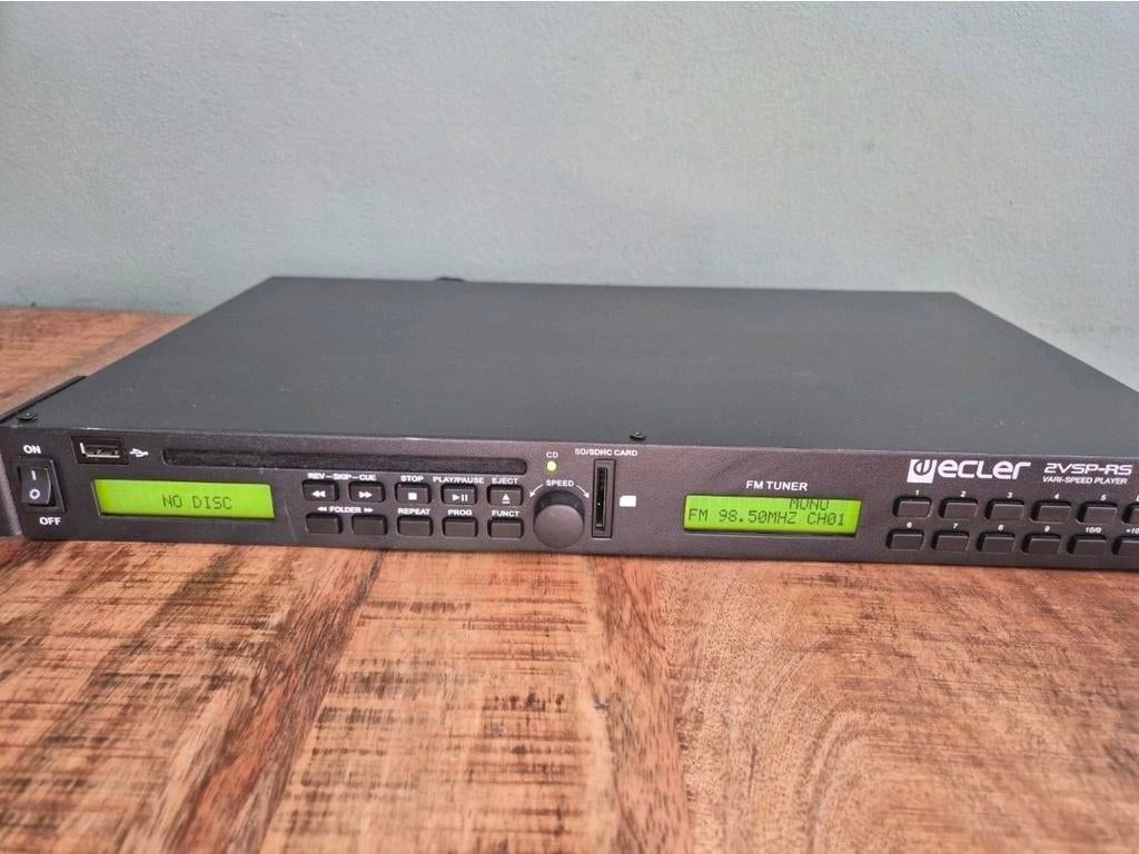 Ecler 2VSP-RS Tuner cd/mp3 player, Ophalen of Verzenden, Overige merken