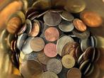 Blik vol met buitenlandse munten, Ophalen of Verzenden, Buitenland, Munten