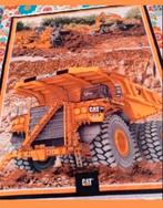 Stoffen doek Caterpillar 2013 vintage 112cm x 90cm, Ophalen