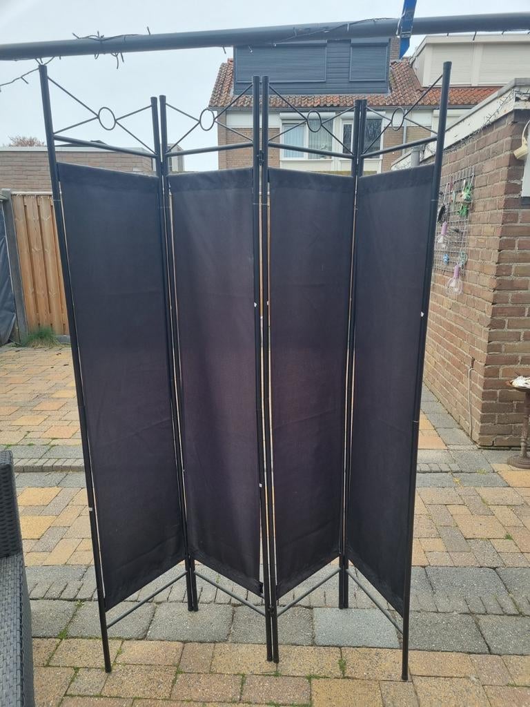 Kamerscherm Z.G.A.N. 1.60m breed, 1.80m hoog, Ophalen, Zo goed als nieuw