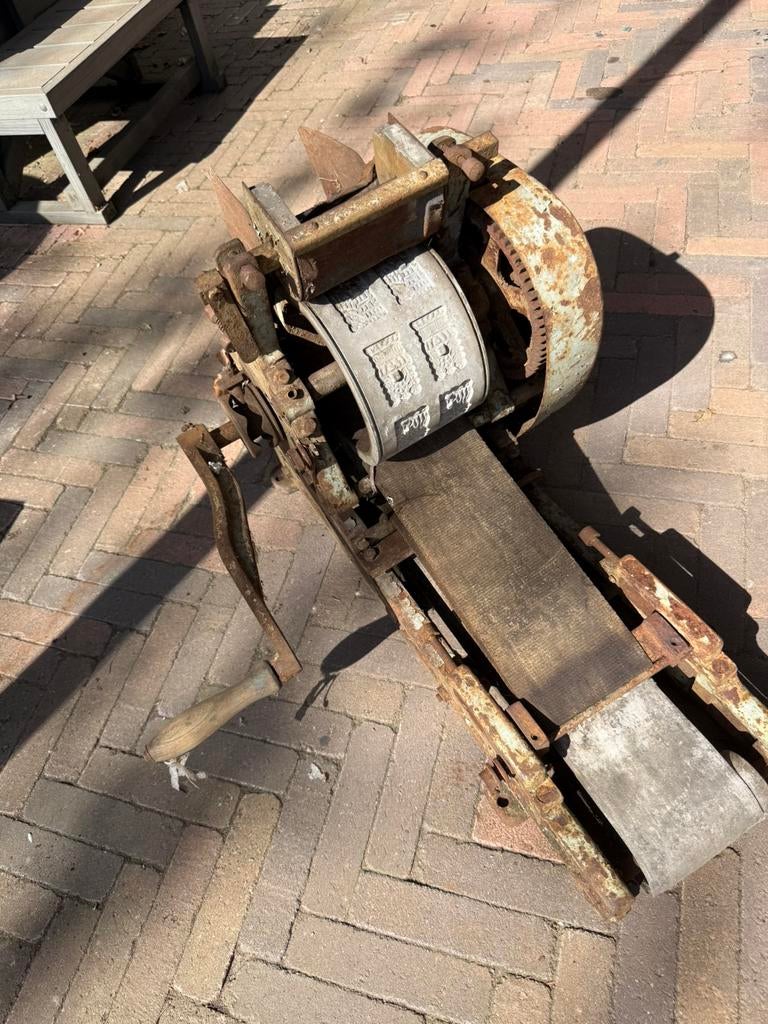 Antieke proffesionele speculaas machine, Antiek en Kunst, Ophalen