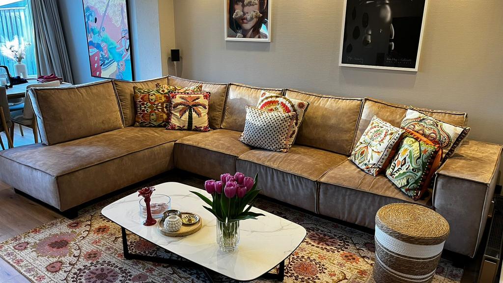 Grote hoekbank seats en sofas, Ophalen of Verzenden, Gebruikt