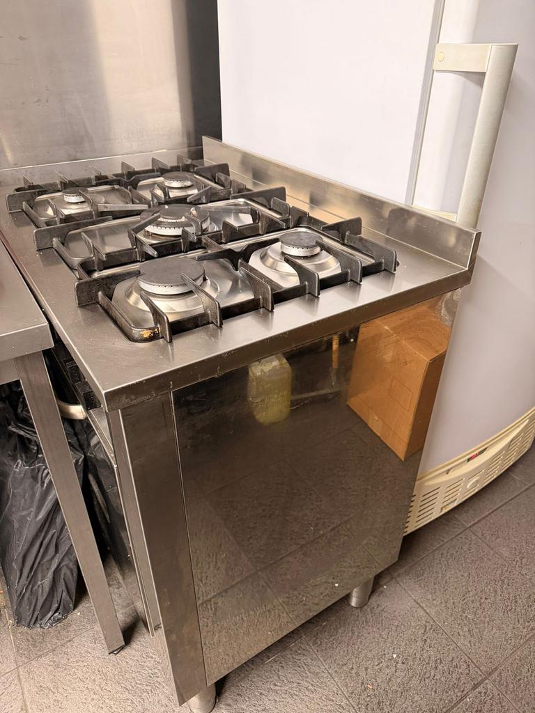 Bauknecht gasfornuis met oven, Witgoed en Apparatuur, Fornuizen, Ophalen, Gebruikt, 60 cm of meer, 4 kookzones