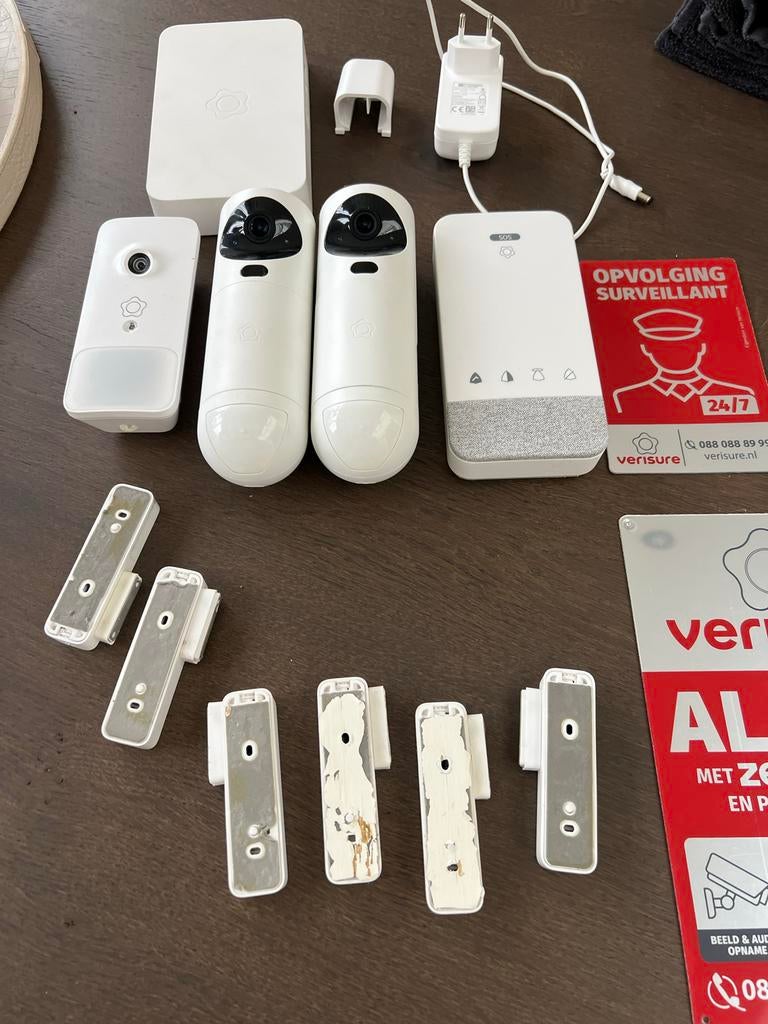 Compleet Verisure Alarmsysteem met Camera's en Sensoren, Ophalen of Verzenden, Compleet systeem, Draadloos, Beweging