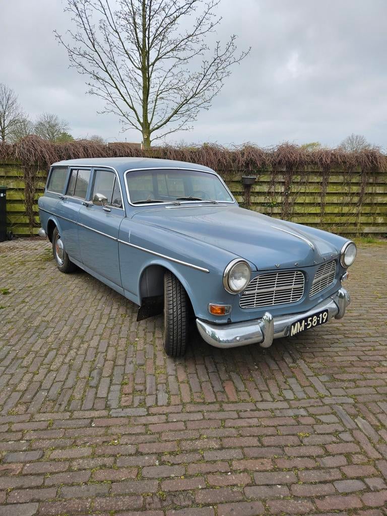 Mooie Volvo P221 op gas, Auto's, Oldtimers, Achterwielaandrijving, Beige, Blauw, Stationwagon