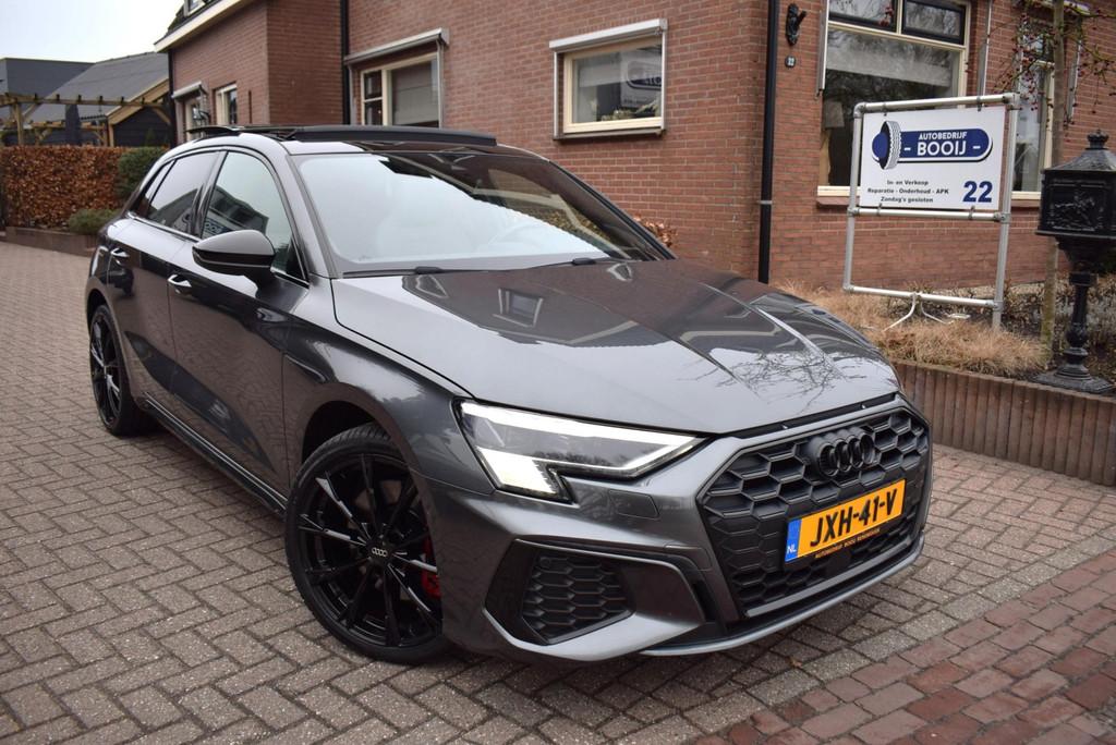 Audi A3 Sportback 45 TFSI e S-LINE/245PK Competition/AUTOMAA, Adaptive Cruise Control, Gebruikt, Euro 6, 4 cilinders