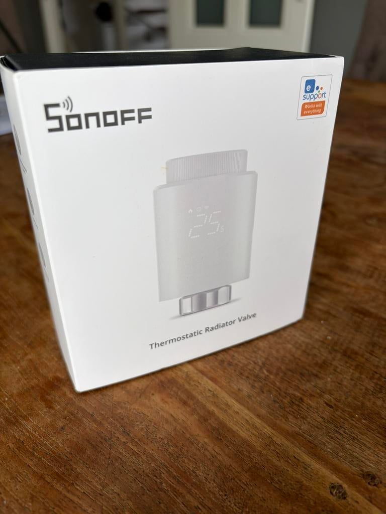 Ongebruikte thermostaat Sonoff zigbee, Doe-het-zelf en Verbouw, Thermostaten, Ophalen of Verzenden, Slimme thermostaat, Nieuw