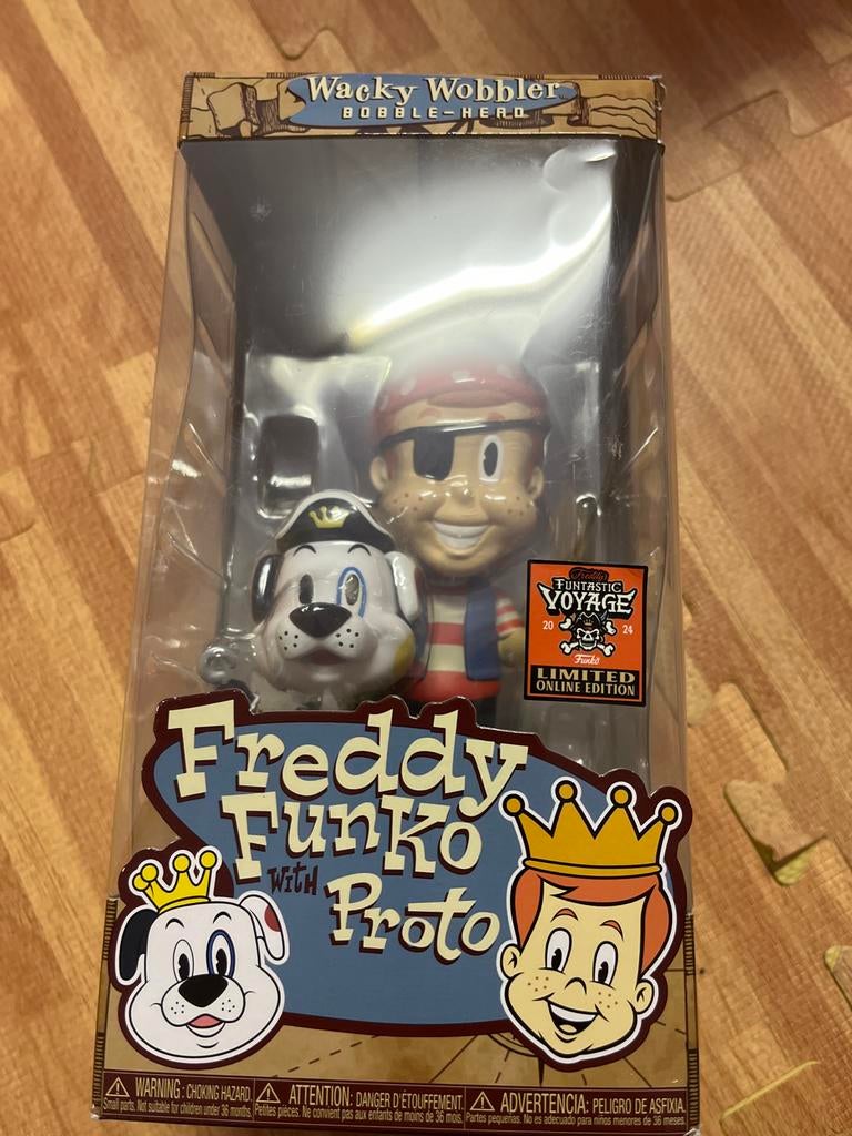 Freddy Funko with Proto Wacky Wobbler Bobble-Hero Limited Ed, Ophalen of Verzenden, Nieuw