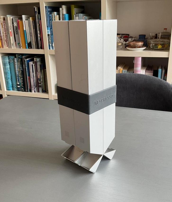 Nespresso PIXIE aluminium capsulehouder voor 40 capsules, Huis en Inrichting, Keuken | Keukenbenodigdheden, Gebruikt, Ophalen of Verzenden