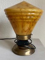 Art deco lamp gemarmerd, Antiek en Kunst, Ophalen of Verzenden