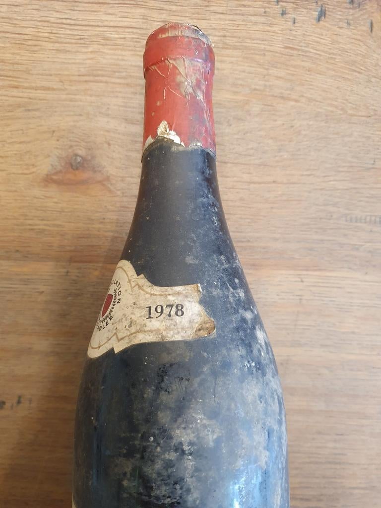 Zeldzame Chateau Neuf Du Pape 1978 - Monopoles Rothschild, Frankrijk, Nieuw, Ophalen of Verzenden, Rode wijn
