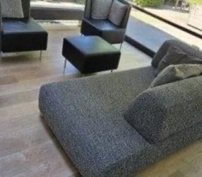 Leolux bank, Ophalen of Verzenden, Zo goed als nieuw, Rechte bank, 150 cm of meer