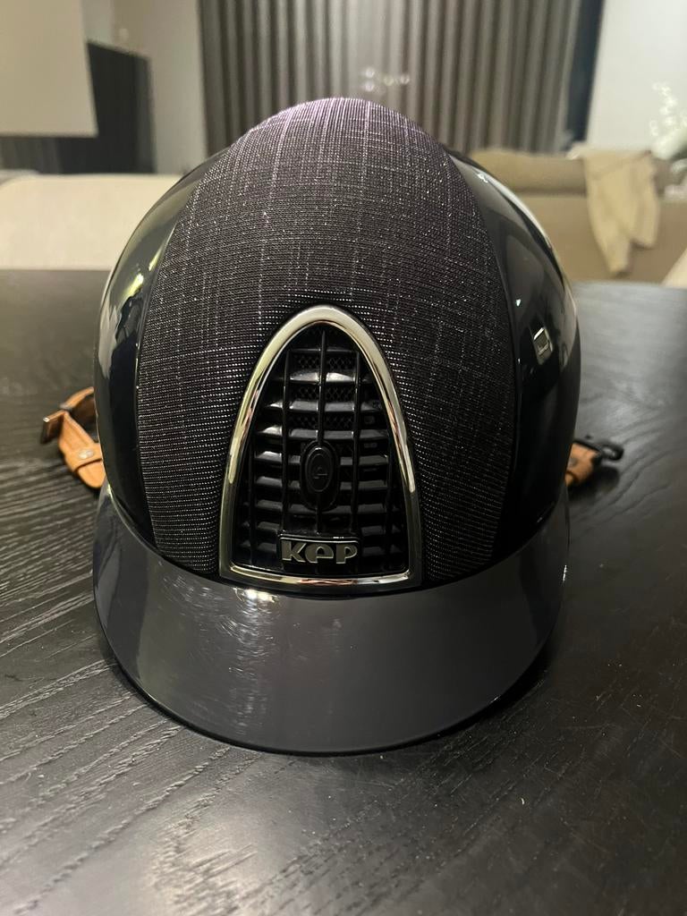 KEP italia Cromo Polish blauw Galassia met cognac kinbandje, Dressuur, Kinderen, Ophalen of Verzenden, Zo goed als nieuw