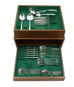 Verzilverde Bestekcassette - 40st./6-pers. - Nieuwpoort 90, Ophalen of Verzenden