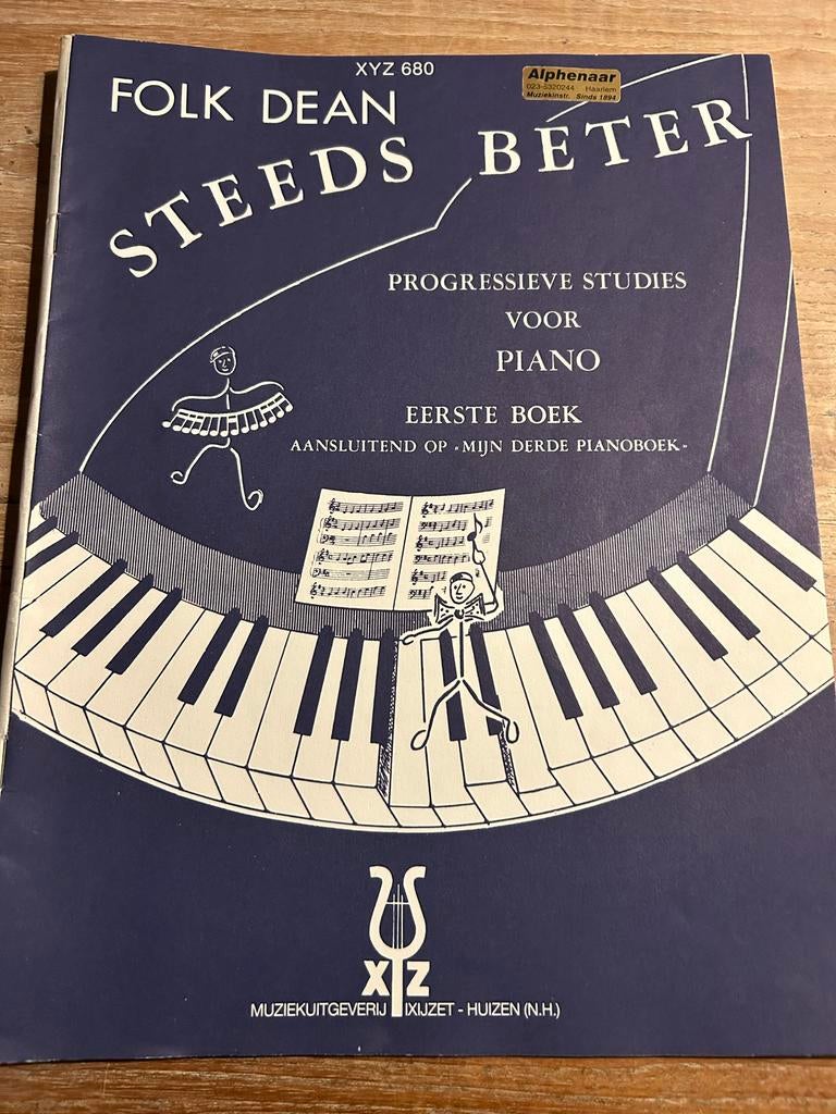 Folk Dean Steeds Beter - Progressieve Studies voor Piano, Gebruikt, Overige genres, Les of Cursus, Ophalen of Verzenden