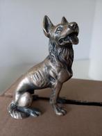 zilveren beeldje herdershond, Antiek en Kunst, Ophalen