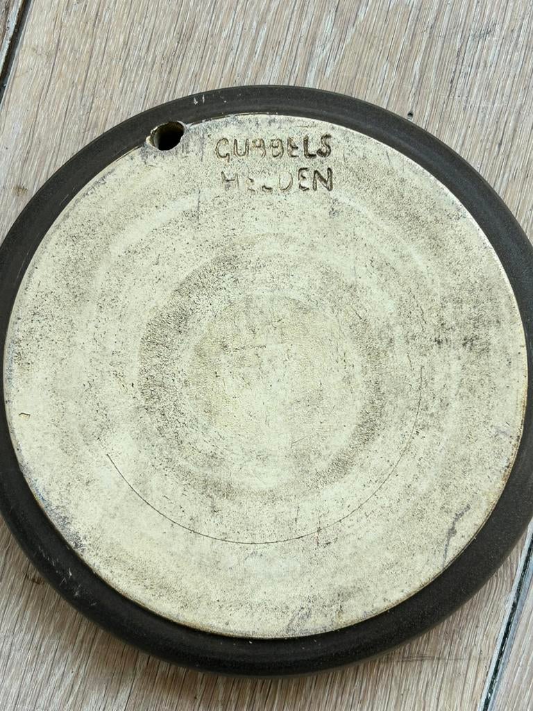 Gubbels helden bakje schotel keramiek gemerkt, Ophalen of Verzenden