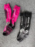 2 paar skisokken, falcon, roze en zwart, maat 31-34, Sokken en Kniesokken, Overige maten, Ophalen of Verzenden, Roze