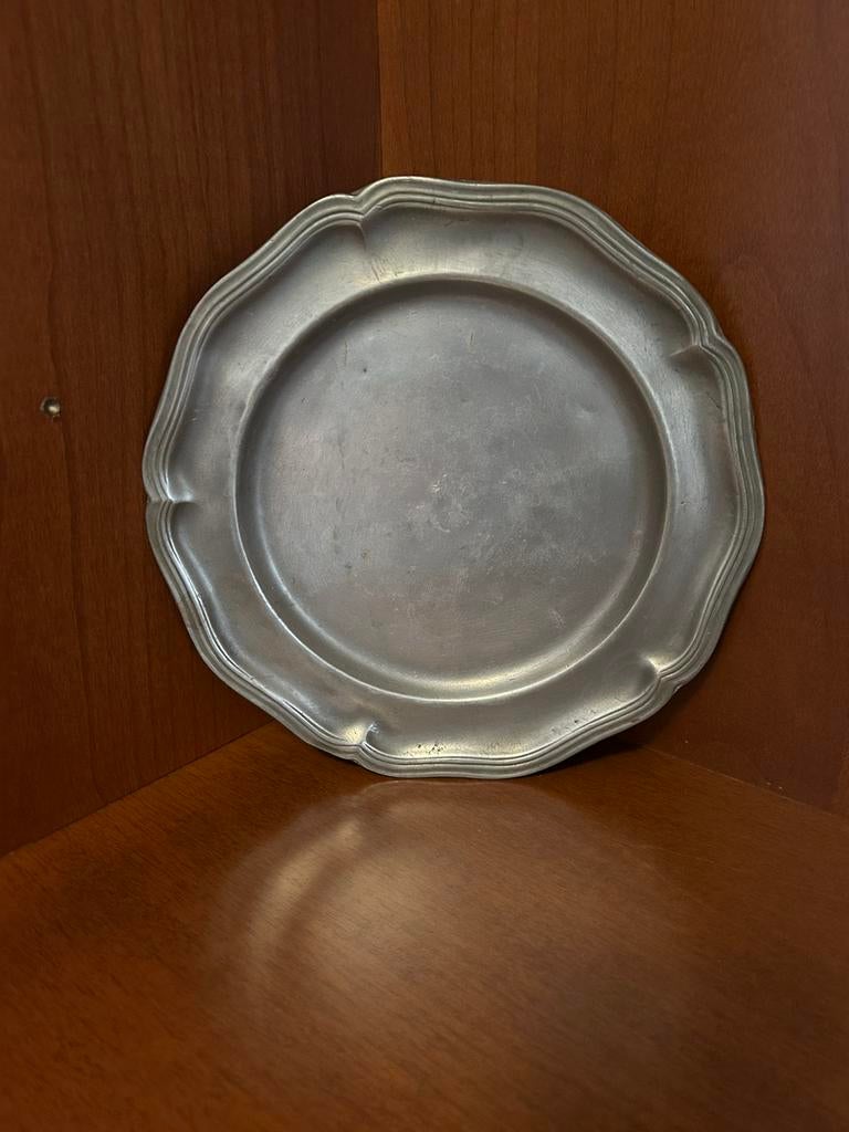 Tinnen bord, Antiek en Kunst, Antiek | Tin, Ophalen of Verzenden