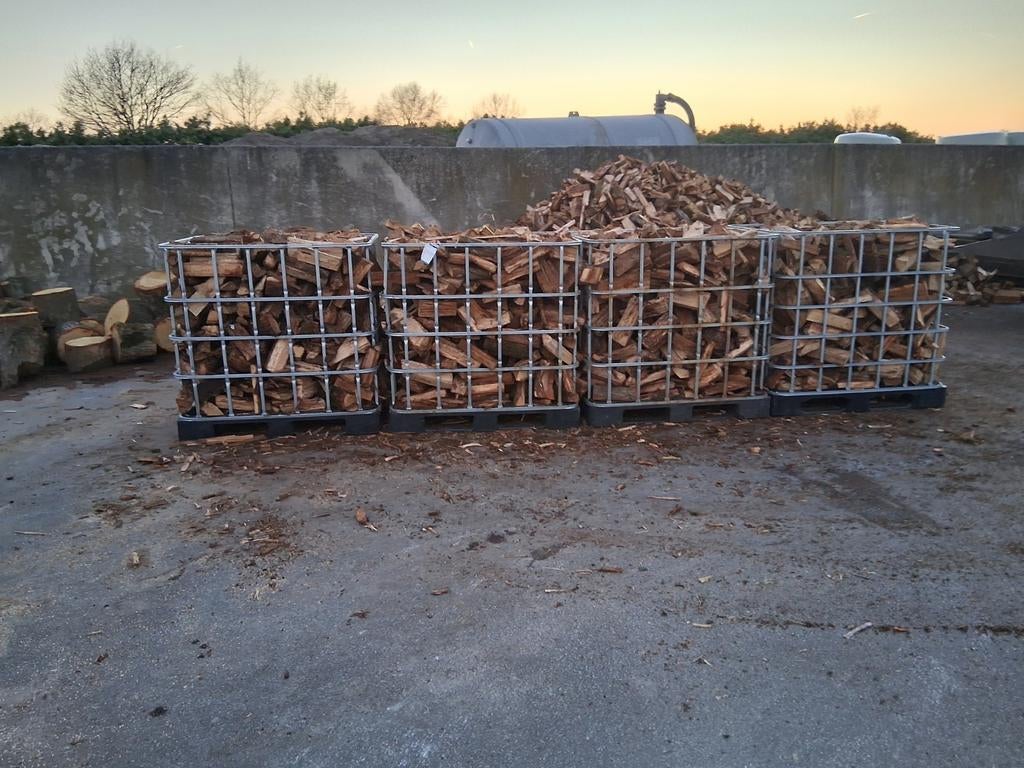 Mooi gekloofd eikenhout, Tuin en Terras, Haardhout, 6 m³ of meer, Ophalen, Eikenhout, Blokken