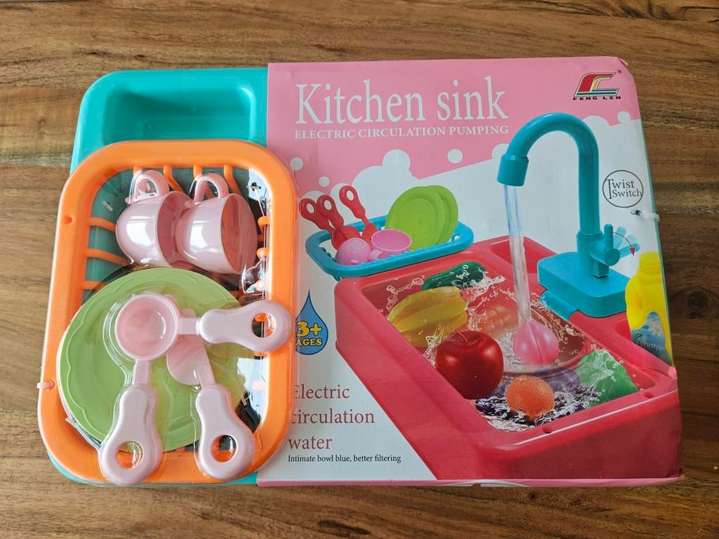 Electrische peelgoed wasbak met accessoires, Ophalen of Verzenden, Nieuw, Jongen of Meisje