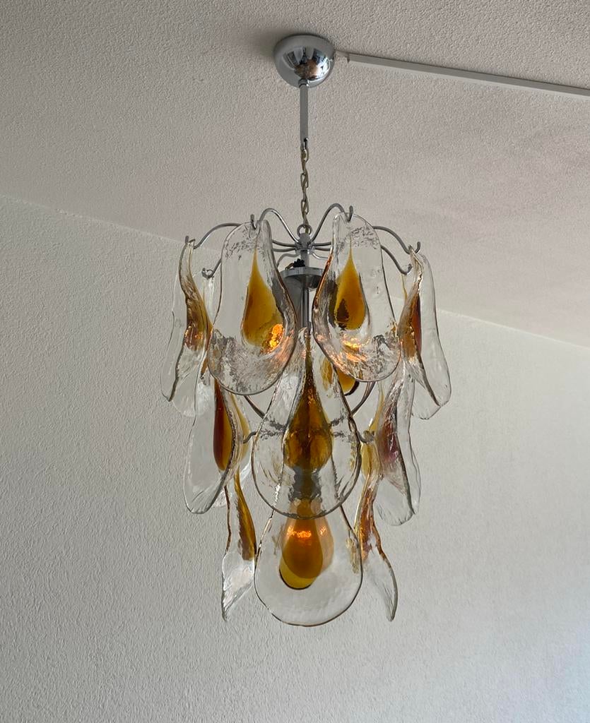 Vintage AV Mazzega hanglamp 70’s, AV Mazzega, Ophalen of Verzenden, Nvt, Nvt