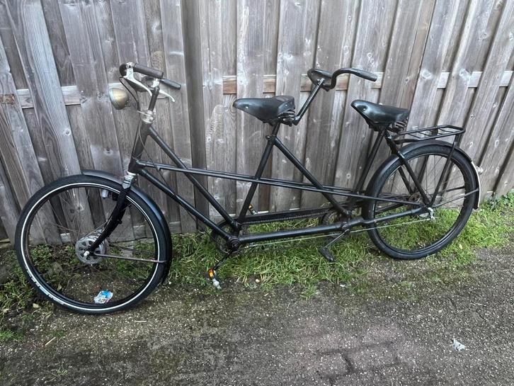 Tandem fiets, Fietsen en Brommers, Fietsen | Tandems, Zo goed als nieuw, Minder dan 10 versnellingen, 55 cm of meer, Ophalen of Verzenden