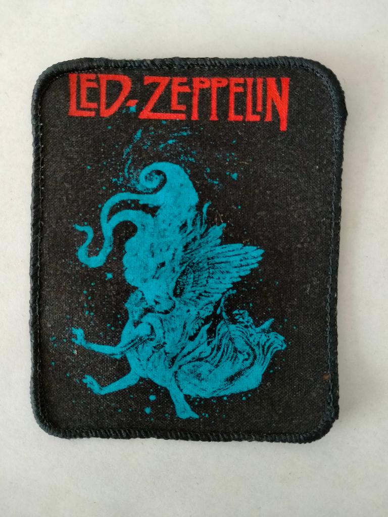 Led Zeppelin vintage rock hardrock logo kleding patch RARE, Ophalen of Verzenden, Zo goed als nieuw, Kleding