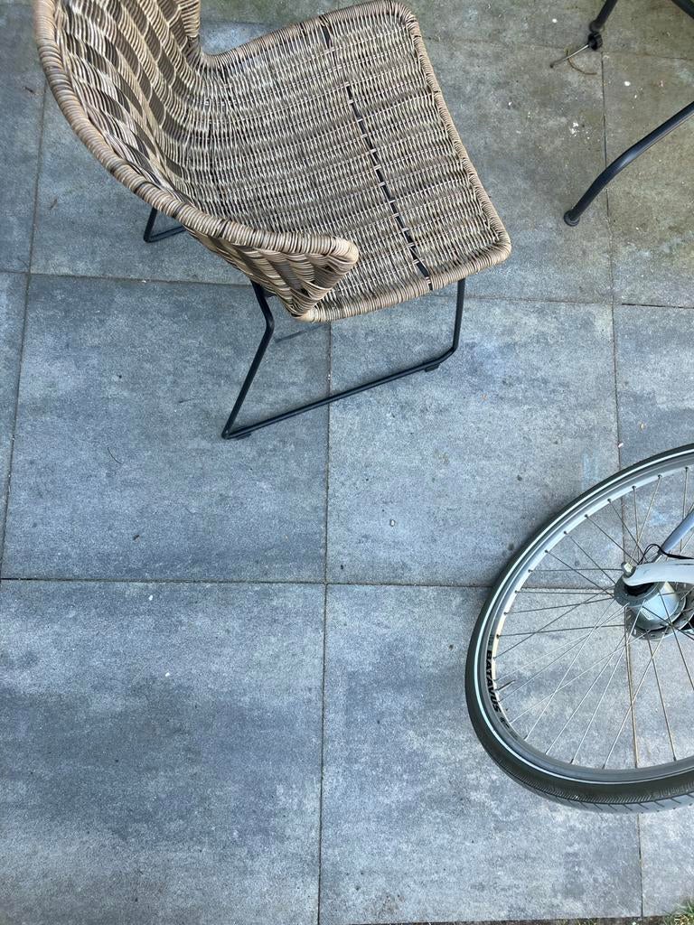 6x betonnen terrastegels - Grijs, 60x60 cm, Ophalen, Gebruikt, Minder dan 5 m², Beton