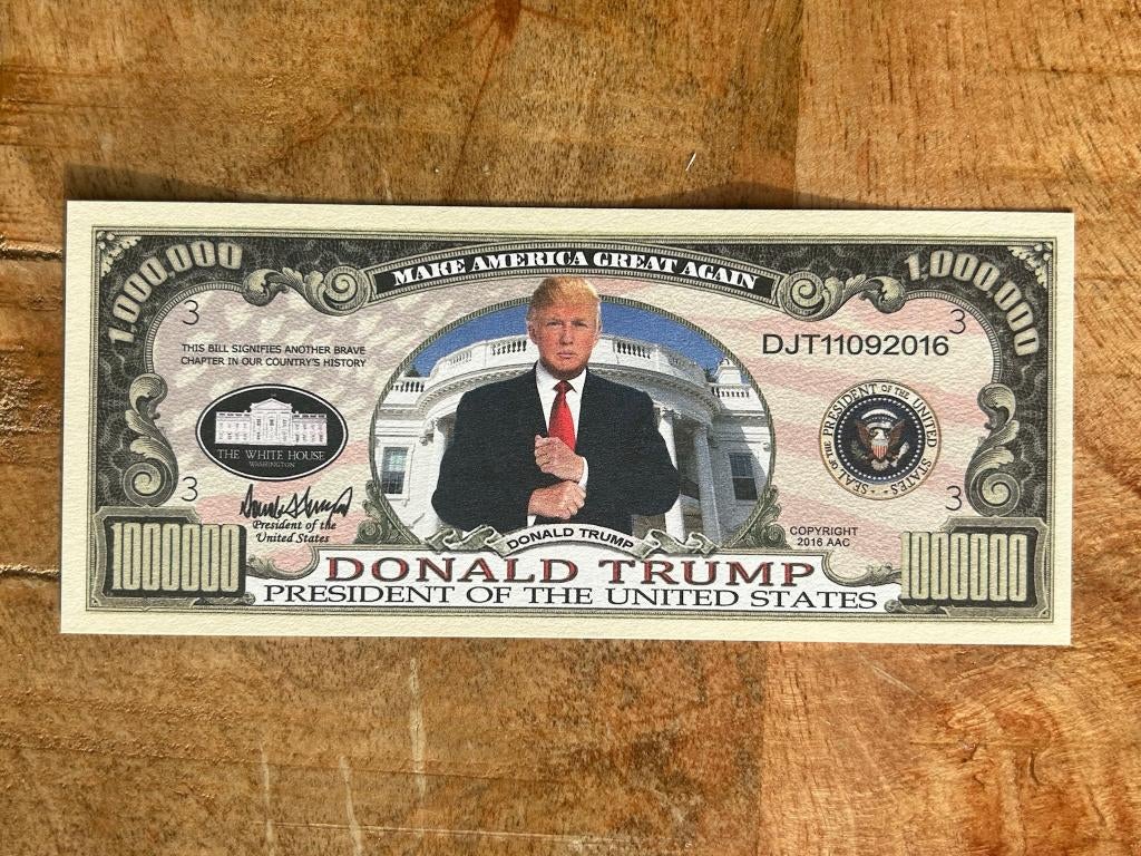 Amerikaans biljet Donald Trump, Ophalen of Verzenden, Noord-Amerika