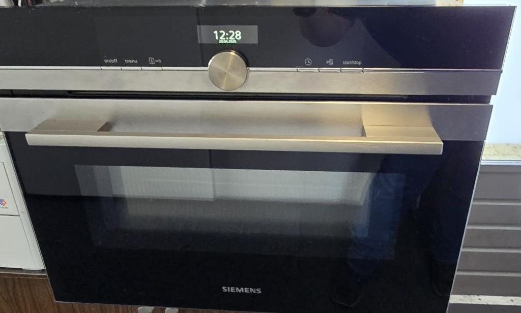 iQ700 Siemens, Combi oven met magnetron, 60 x 45 cm,, Gebruikt, Oven met grill, Inbouw, 45 tot 60 cm