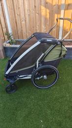 Thule Chariot CAB 2 Fietskar - Ideaal voor 2 Kinderen, Ophalen, Gebruikt, Opvouwbaar, 40 tot 60 kg