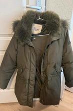 Jacky Luxury winterjas met bontkraag, Ophalen of Verzenden, Gedragen, Maat 38/40 (M), Groen