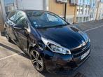 Peugeot 208 GT-line 2019  1.2 THP 143PK 100% rijdbaar, Auto diversen, Ophalen, Zwart, Benzine