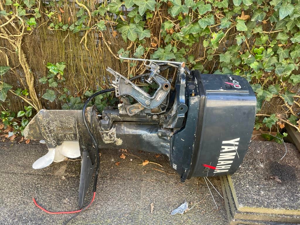 Yamaha 40 pk 2 takt elektrisch gestart kortstaart, Watersport en Boten, Buiten- en Binnenboordmotoren, Ophalen, Gebruikt, Benzine