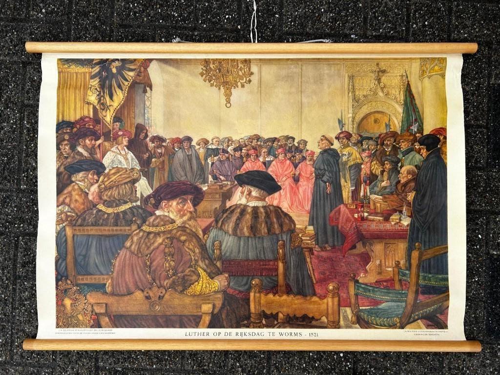 Luther op de Rijksdag te Worms, Ophalen of Verzenden, Geschiedenis