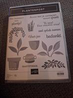 Stampin' Up! Plantenpost stempelset en stansen, Ophalen of Verzenden, Zo goed als nieuw, Clearstamp