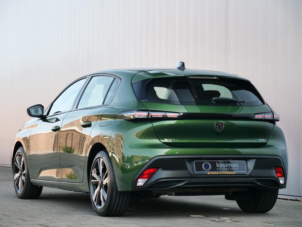 Peugeot 308 1.6 PHEV 180pk Allure Automaat Apple carplay / S, Auto's, Stof, 1679 kg, 179 pk, Bedrijf