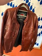 MTECH Italy Leren Jas Cognac - Italiaans Design Maat L, Kleding | Heren, Jassen | Zomer, Ophalen of Verzenden, Zo goed als nieuw