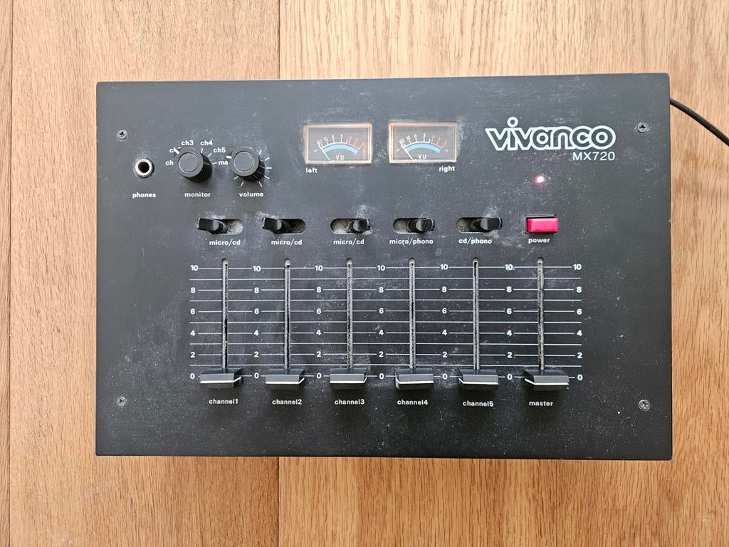 Vivanco MX720 mengpaneel, Ophalen of Verzenden