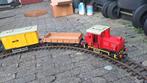 Playmobil 4025 rode diesel locomotief met 2 Wagons, Gebruikt, Ophalen of Verzenden, LGB, Analoog