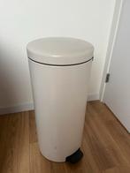 Brabantia prullenbak in beige - met lichte deukjes, Huis en Inrichting, Gebruikt, Met pedaal, Ophalen of Verzenden, Metaal