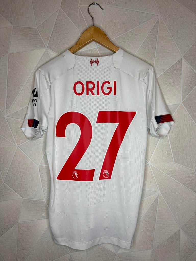 Liverpool Uit 2019/2020 Origi, Maat S, Ophalen of Verzenden, Zo goed als nieuw, Shirt