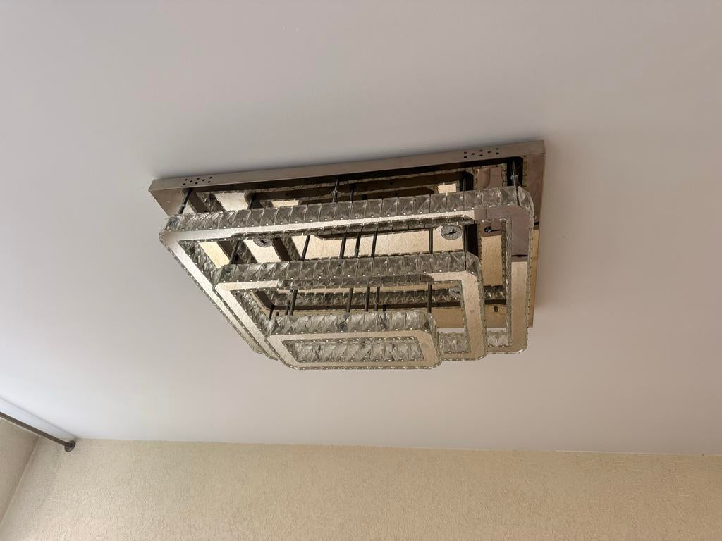 Set van 4 plafondlampen met afstandsbediening, Huis en Inrichting, Lampen | Plafondlampen, Ophalen of Verzenden, Zo goed als nieuw