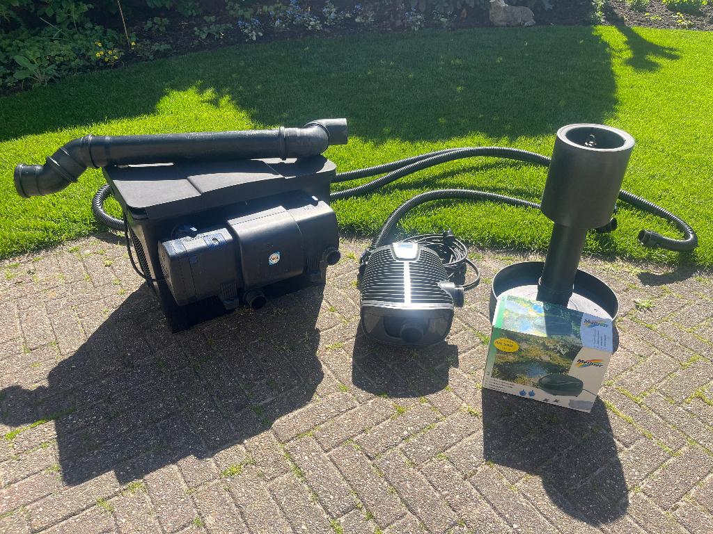 Complete Oase vijverset, Tuin en Terras, Vijver-toebehoren, Gebruikt, Vijverpomp, Ophalen