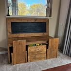 Houten kinder bureau voor in speelhoek, Ophalen, Gebruikt, Tafel(s) en Stoel(en)
