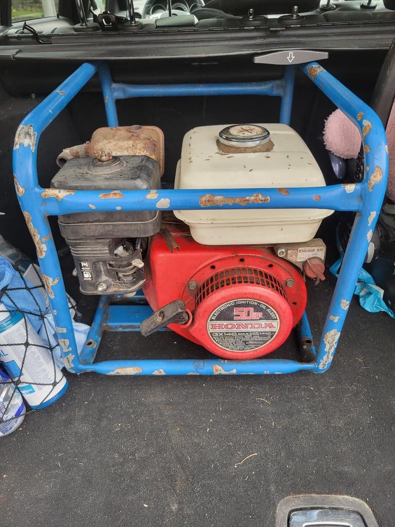 Honda gx 140 5.hp, Ophalen, Gebruikt, Benzinemotor, 1800 rpm of meer