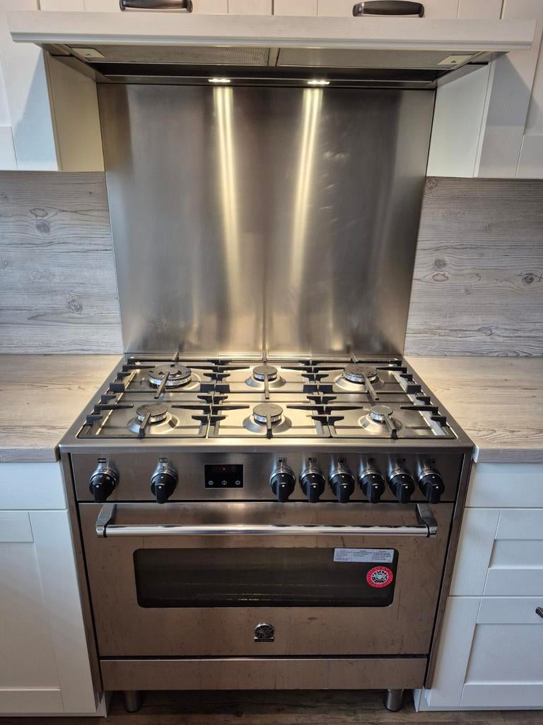 Bertazzoni La Germania gasfornuis - Gebruikt, Witgoed en Apparatuur, Fornuizen, Ophalen, Gebruikt, 60 cm of meer, Gas