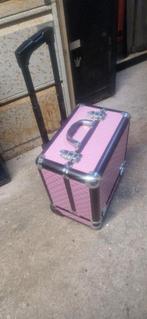 Rolkoffer voor make up, Ophalen, Roze