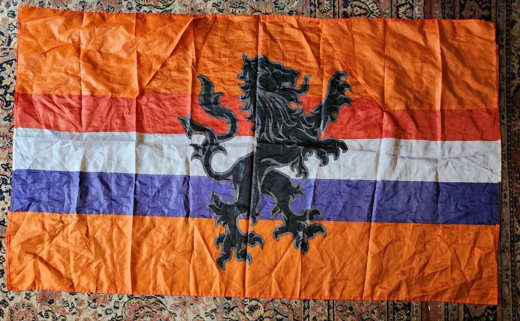 Nederland Oranje Koningsdag Vlag, Diversen, Vlaggen en Wimpels, Ophalen of Verzenden